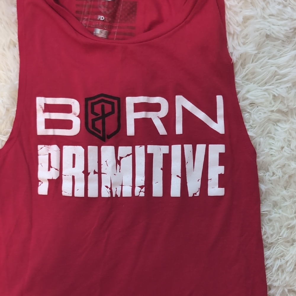 Born Primitive Bold Red Workout Tank - Picture 2 of 5